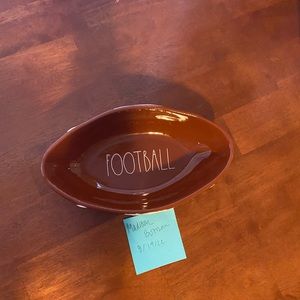 Rae Dunn football dip bowl